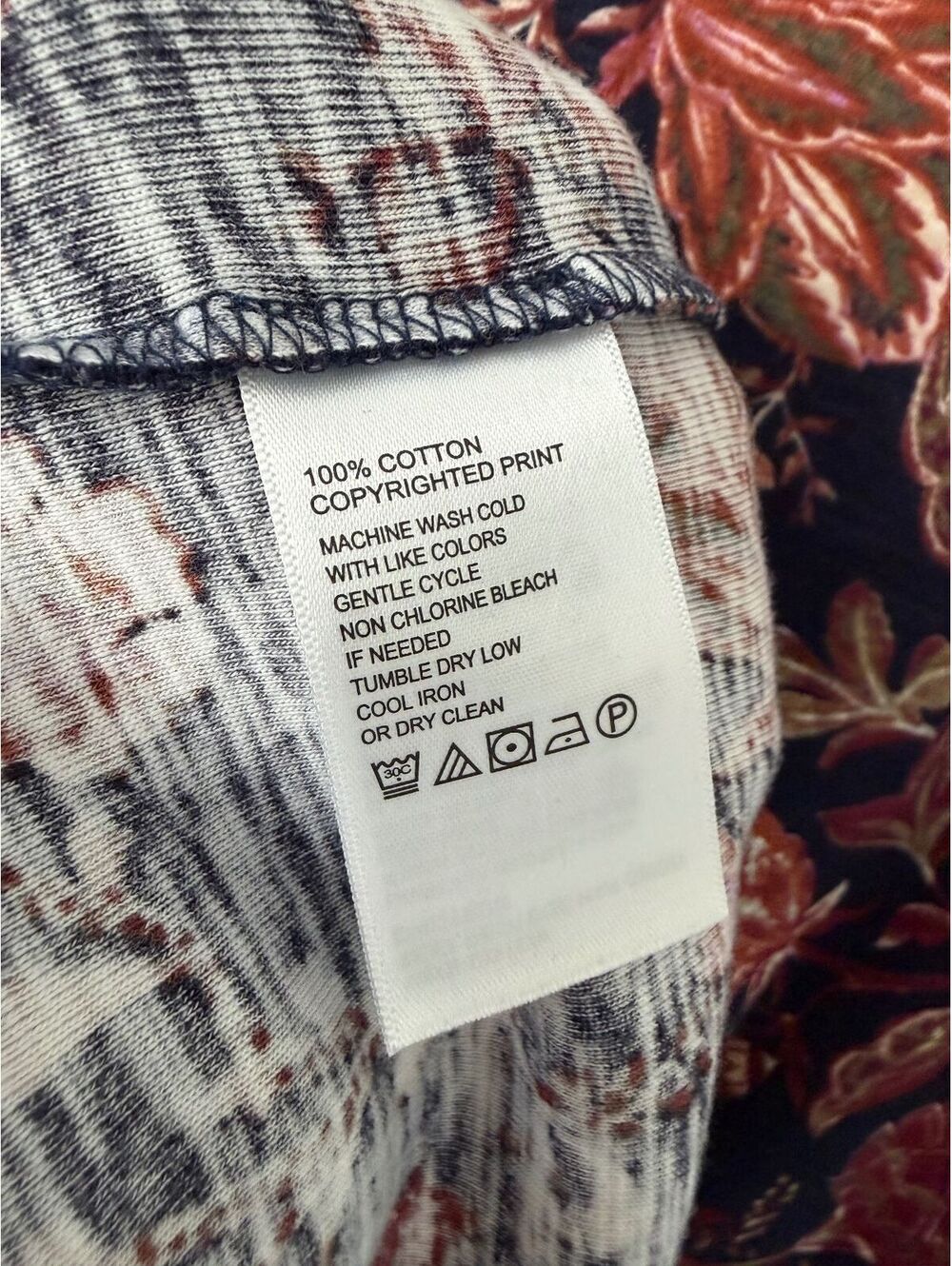 Tommy Bahama NWT Round Neck Floral Ashby Isles Exquisite Blouse Size L - Picture 6 of 7